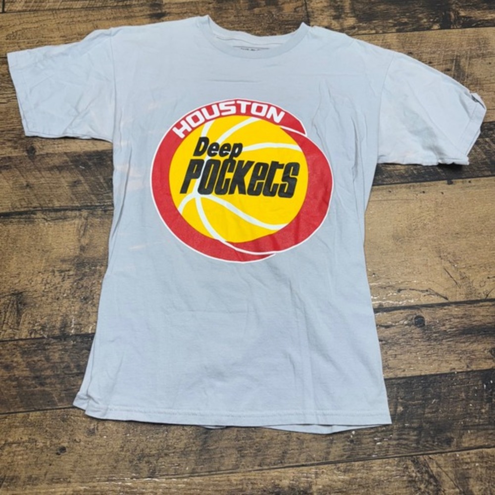 Caught‎ In Customs Houston Deep Pockets Graphic Tee T-Shirt Men's Size M